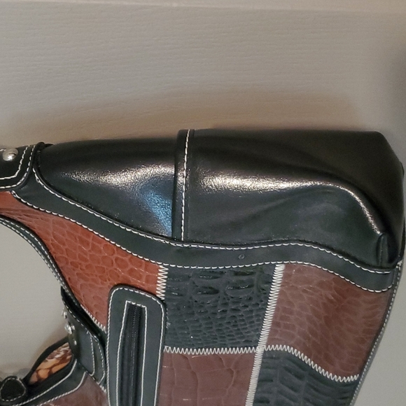 Ladies leather shoulder purse - Picture 6 of 9